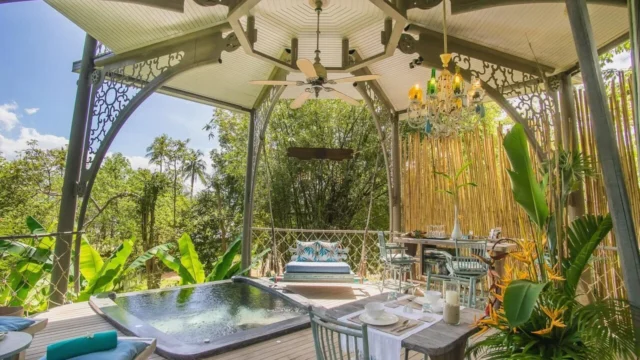 Resort view at TreeHouse Villas – Adult only