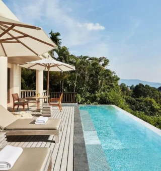 Balcony/terrace at Trisara