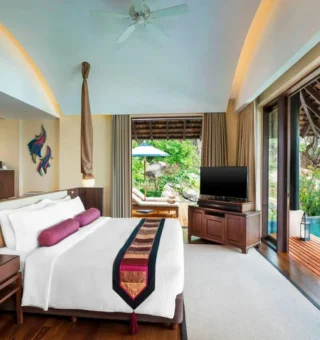 Tropical Pool Villa, Villa, 1 King, Sofa bed, Ocean view, Private pool at Vana Belle, a Luxury Collection Resort, Koh Samui
