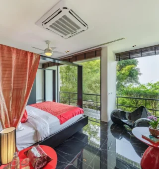 Bedroom at Villa Yang Luxury Cliffside Pool Villa Kamala Beach
