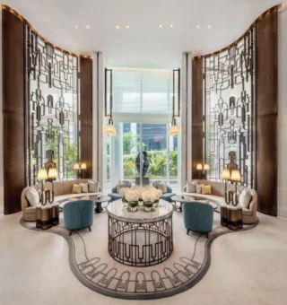 Lobby at Waldorf Astoria Bangkok
