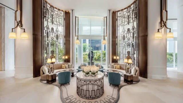 Lobby at Waldorf Astoria Bangkok