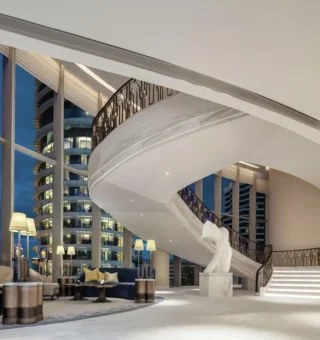 Lobby at Waldorf Astoria Bangkok